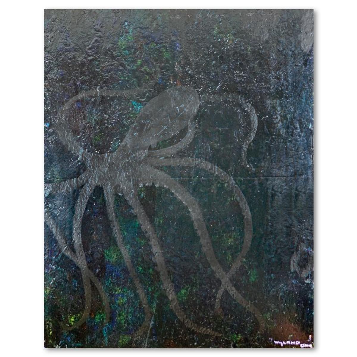 Wyland, Hand Signed Original Painting with Letter of Authenticity.