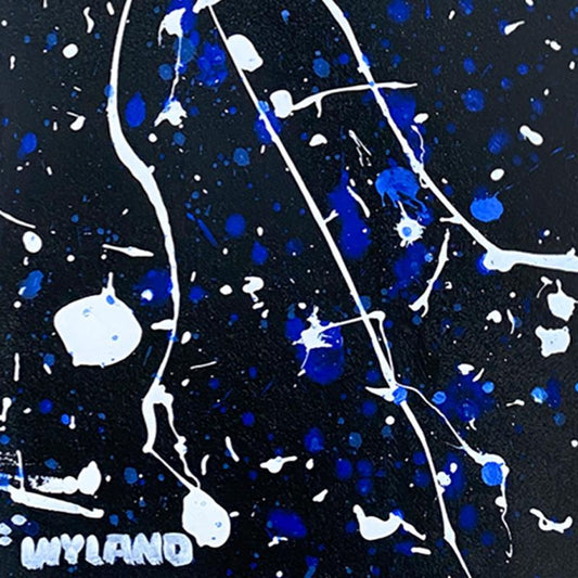 Wyland, Framed Original Painting (36" x 18"), Hand Signed with Letter of Authenticity.
