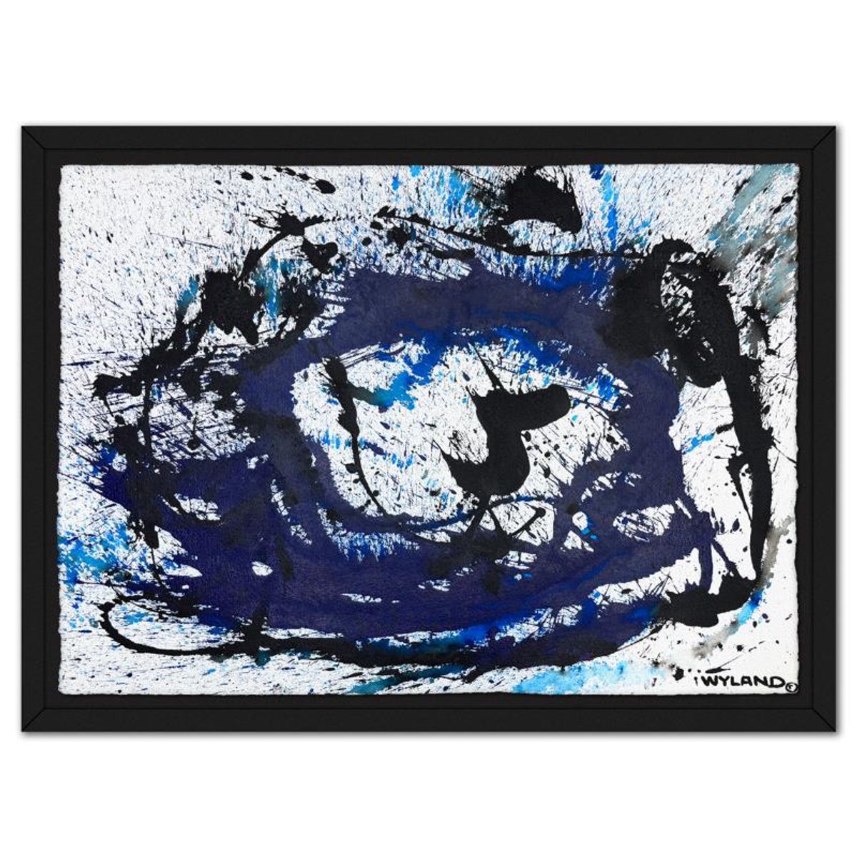 Wyland, Framed Original Watercolor Painting, Hand Signed with Letter of Authenticity.