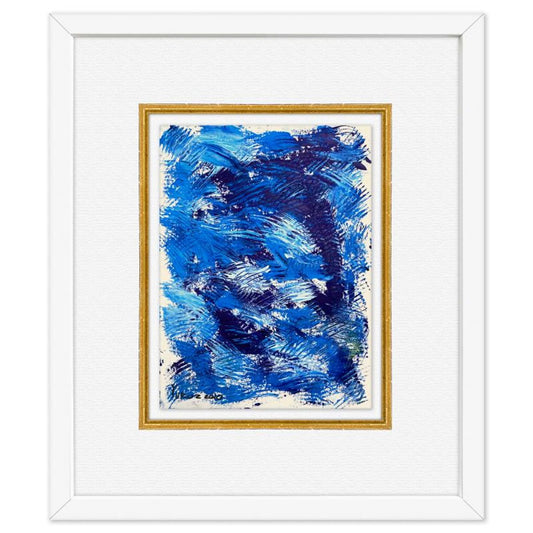 Yuroz, Framed Original Painting, Hand Signed with Letter of Authenticity.