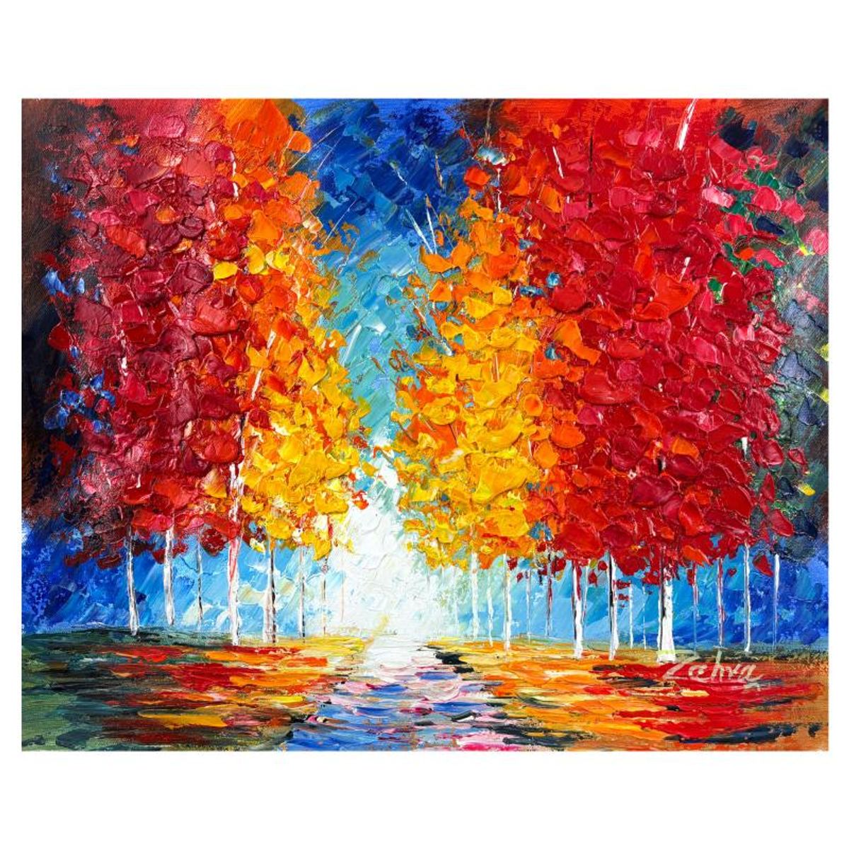 Zahra, Original Acrylic Painting on Canvas, Hand Signed with Letter of Authenticity.