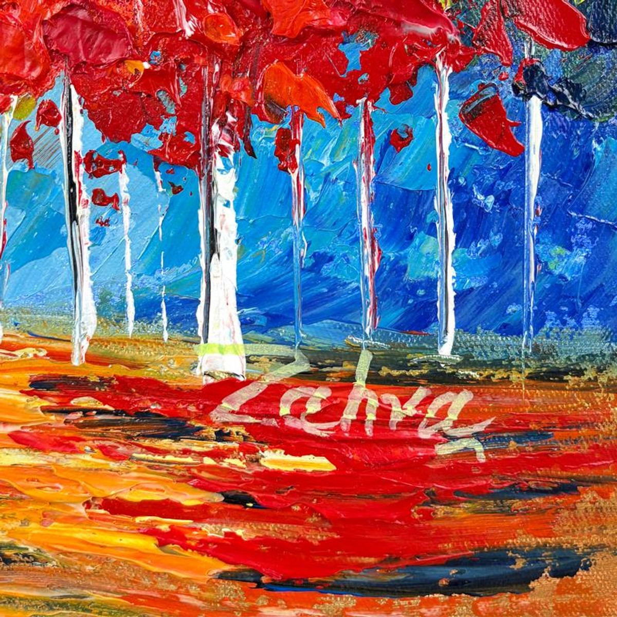 Zahra, Original Acrylic Painting on Canvas, Hand Signed with Letter of Authenticity.