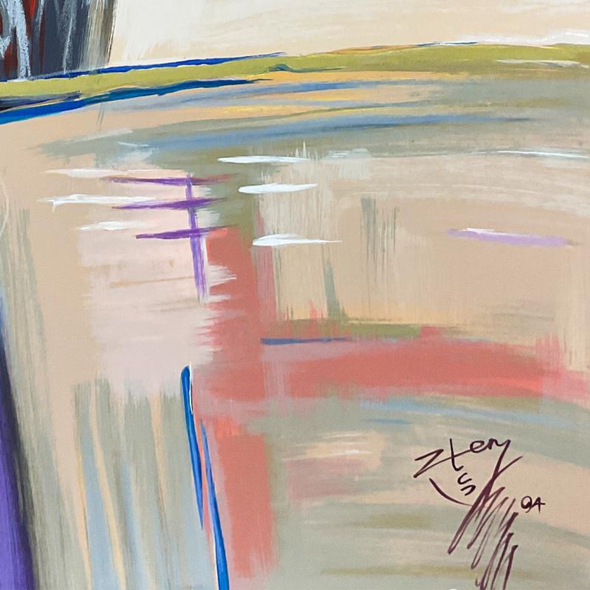 Lun Zen, "Dignity" Limited Edition Printer's Proof, Numbered 1/20 and Hand Signed with Letter of Authenticity.