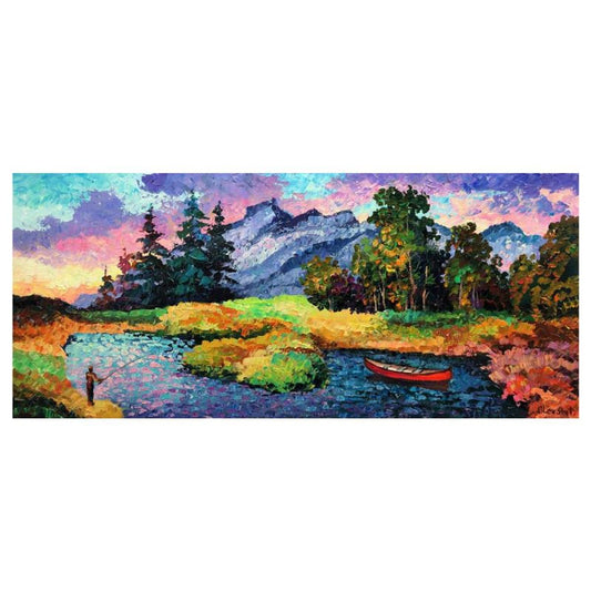 Alexander Antanenka, "Great Luck" Original Painting on Canvas, Hand Signed with Letter of Authenticity.