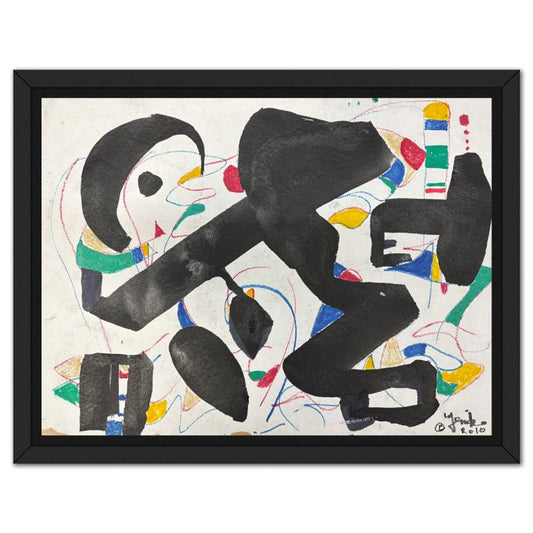 Jenik Cook, Framed Hand Signed Original Painting with Letter of Authenticity.