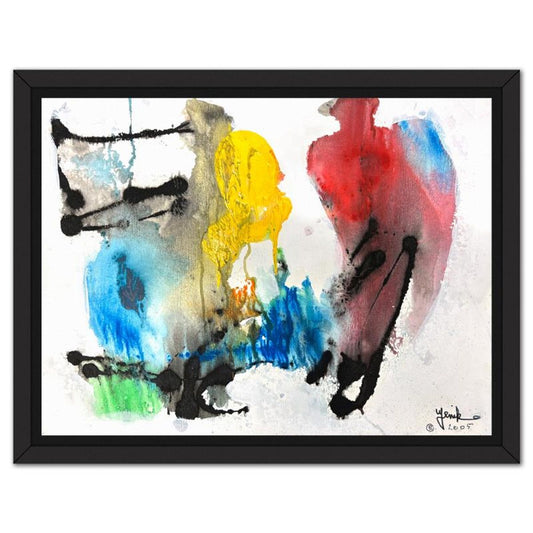 Jenik Cook, Framed Hand Signed Original Painting with Letter of Authenticity.