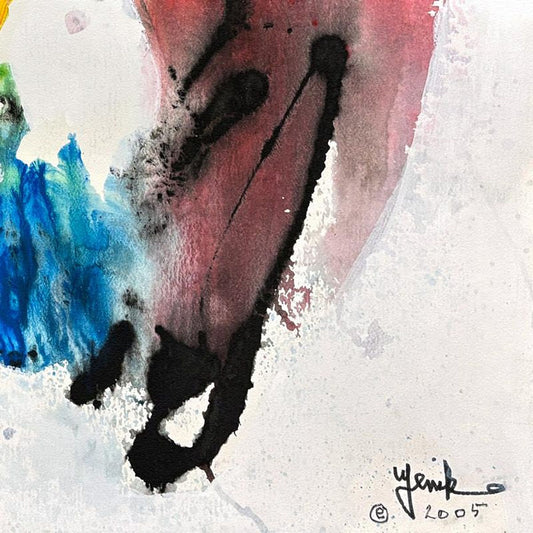 Jenik Cook, Framed Hand Signed Original Painting with Letter of Authenticity.