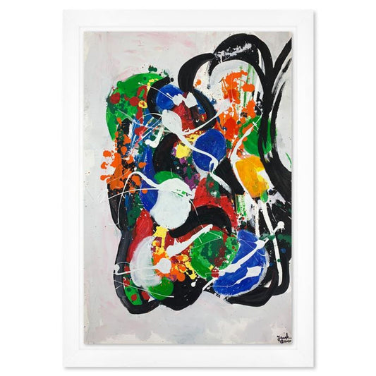 Jenik Cook, Framed Hand Signed Original Painting with Letter of Authenticity.