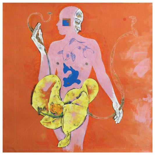 Lu Hong, "Eden in Summer I" Original Mixed Media Painting, Hand Signed and with Letter of Authenticity.