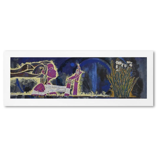 Lu Hong, "Spring Sensation" Limited Edition Serigraph (57" x 21.5"), Numbered and Hand Signed with Letter of Authenticity