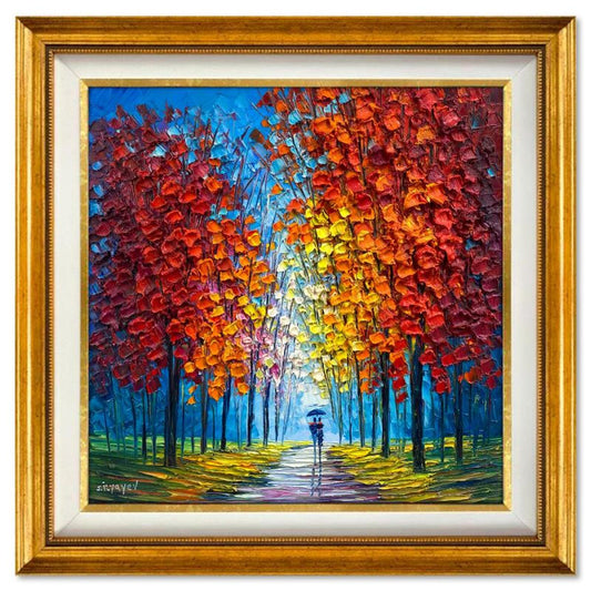 Slava Ilyayev, Framed Original Oil Painting on Canvas, Hand Signed with Letter of Authenticity.