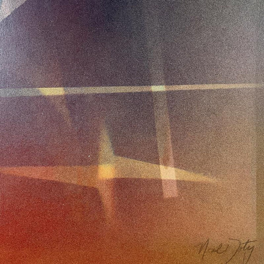 Neal Doty (1941-2016), Framed One-of-a-Kind Mixed Media, Hand Signed with Letter of Authenticity.