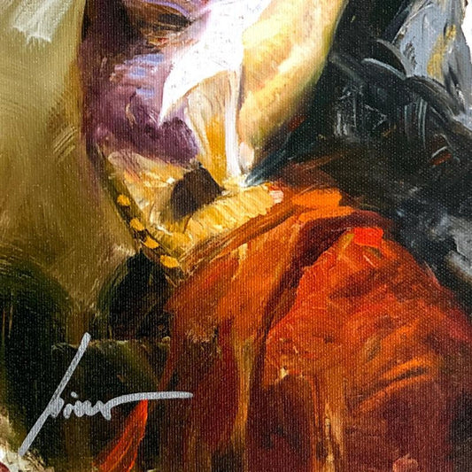 Pino (1939-2010), "The Professor" Limited Edition on Canvas, Numbered and Hand Signed with Certificate of Authenticity.