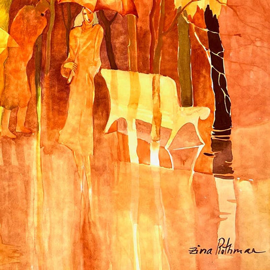 Zina Roitman, Hand Signed Original Painting with Letter of Authenticity.