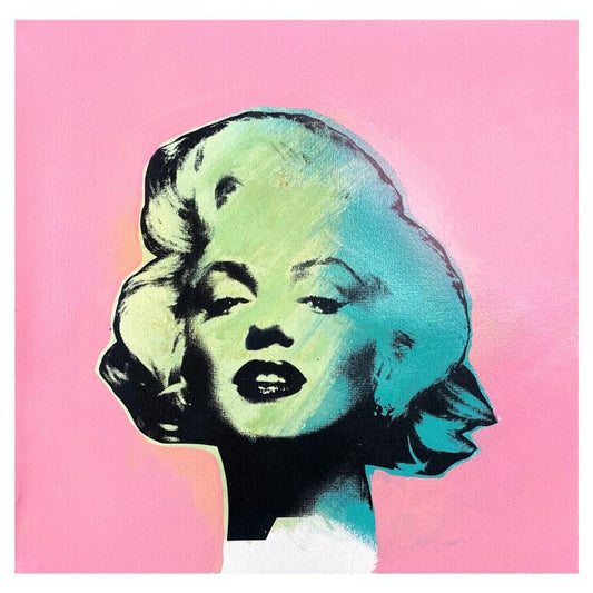 Steve Kaufman (1960-2010), "Marilyn Monroe" Hand Embellished Limited Edition Silkscreen Mixed Media on Canvas, TP Numbered 6/50 and Hand Signed with LOA.