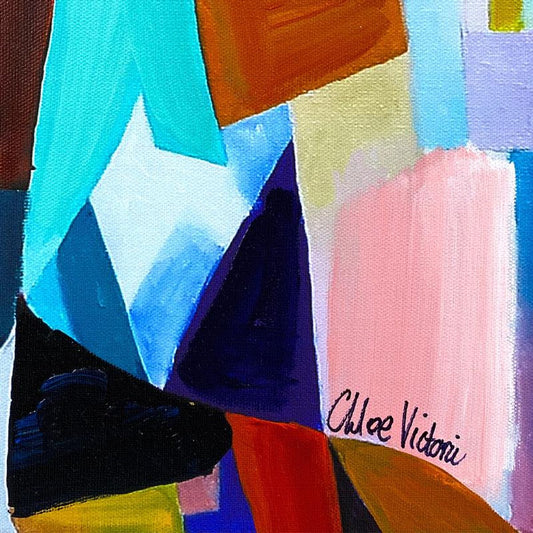 Chloe Victoria, "Eternal Glamour" Framed One-of-a-Kind Mixed Media Overpaint on Canvas, Hand Signed with Letter of Authenticity