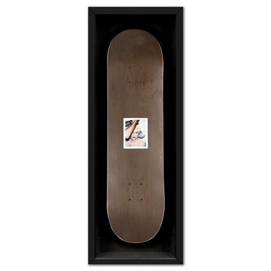 Andy Warhol (1928-1987), "Self Portrait (Black)" Framed Unique Edition Skateboard, Plate Signed with Letter of Authenticity.