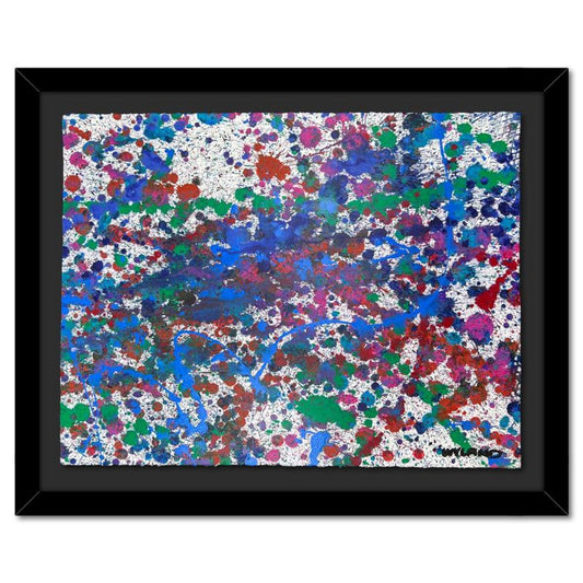 Wyland, Framed Original Painting, Hand Signed by the artist and with a letter of authenticity.
