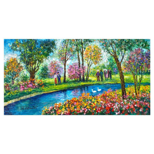 Shafira Yablonski, Original Oil Painting on Canvas, Hand Signed with Letter of Authenticity.