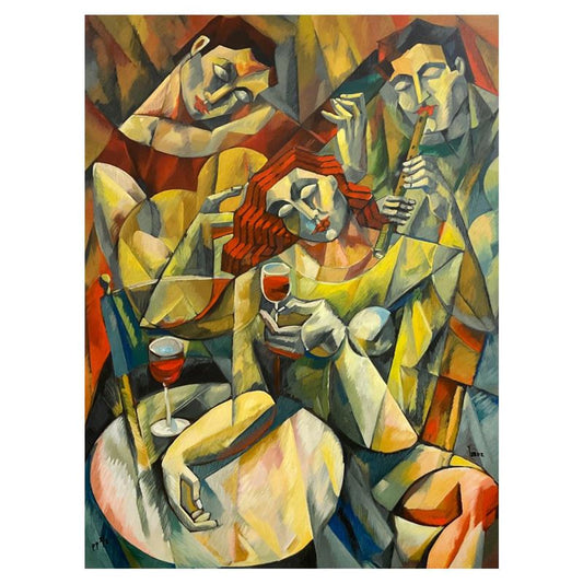 Yuroz, "Music in Her Soul" Limited Edition Printer's Proof Serigraph on Canvas, Numbered 2/2 and Hand Signed with Letter of Authenticity.