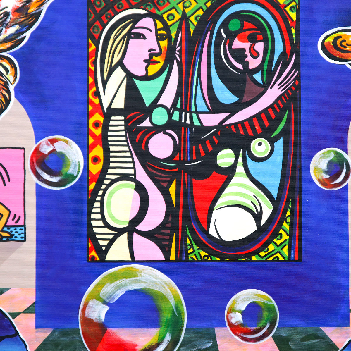 Alexander Astahov- Original Oil on Canvas "Gallery of Whimsy"
