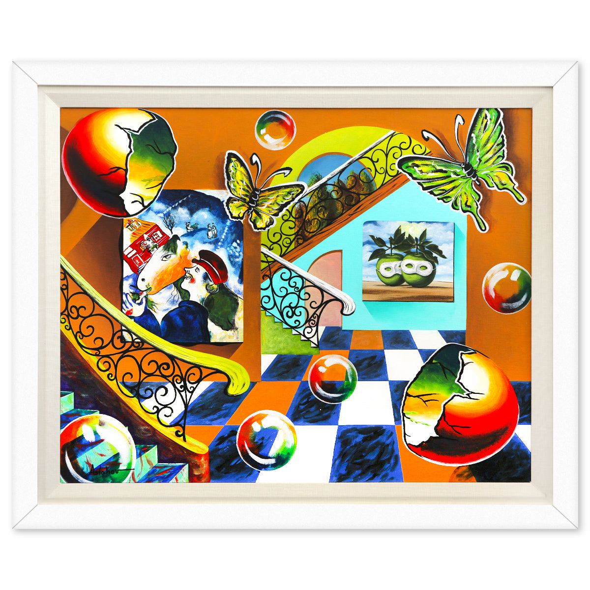 Alexander Astahov- Original Oil on Canvas "Vacation Vortex"