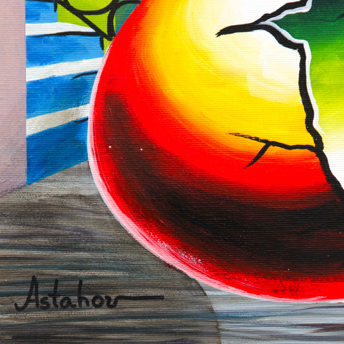 Alexander Astahov- Original Oil on Canvas "Through the Surreal Portal"