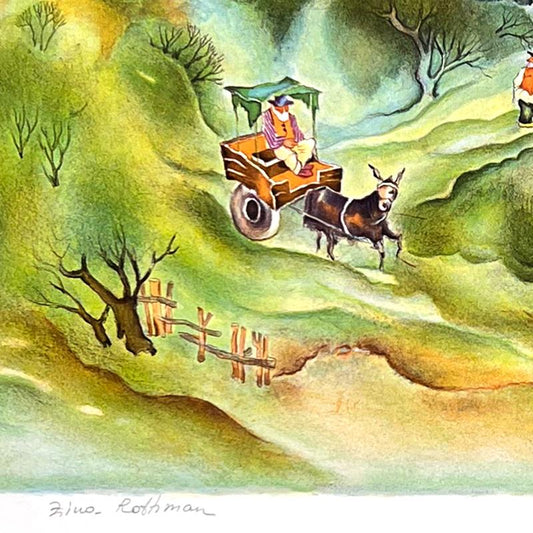 Zina Roitman, Limited Edition Serigraph, Hand Signed and Numbered, Letter of Authenticity.