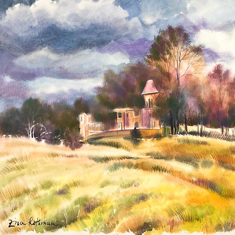 Zina Roitman, Hand Signed Original Painting with Letter of Authenticity.