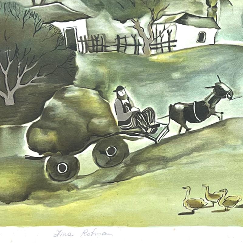 Zina Roitman, Limited Edition Serigraph, Hand Signed and Numbered, Letter of Authenticity.