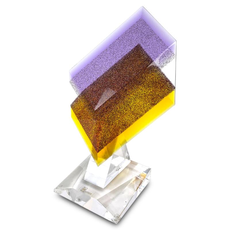 Shlomi Haziza, Acrylic Sculpture, Hand Signed with Letter of Authenticity.