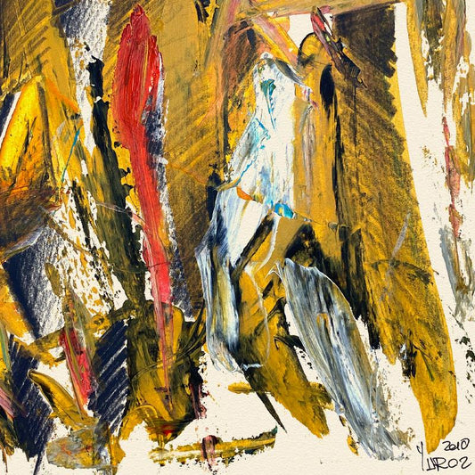 Yuroz, Framed Original Painting, Hand Signed with Letter of Authenticity.