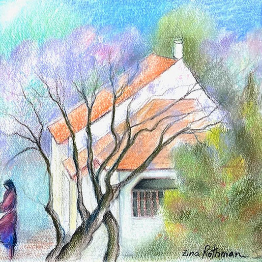 Zina Roitman, Hand Signed Original Painting with Letter of Authenticity.