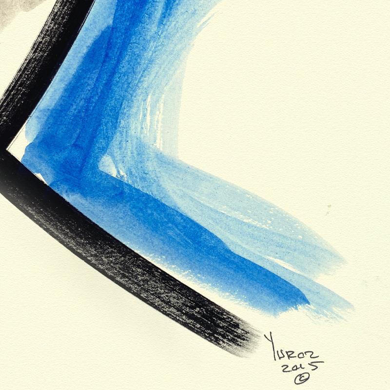 Yuroz, Framed Original Painting, Hand Signed with Letter of Authenticity.