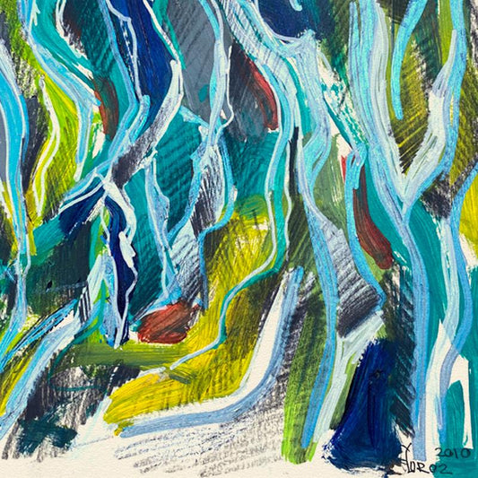 Yuroz, Framed Original Painting, Hand Signed with Letter of Authenticity.