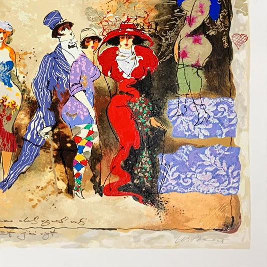 Alexander Galtchansky (1959-2008) and Tanya Wissotzky (1959-2006), Hand Signed Limited Edition Serigraph on Paper with Letter of Authenticity.