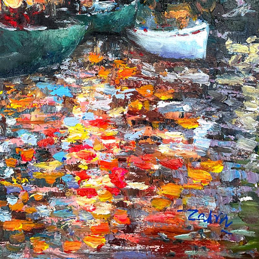 Zahra, Original Acrylic Painting on Canvas (30" x 40"), Hand Signed with Letter of Authenticity