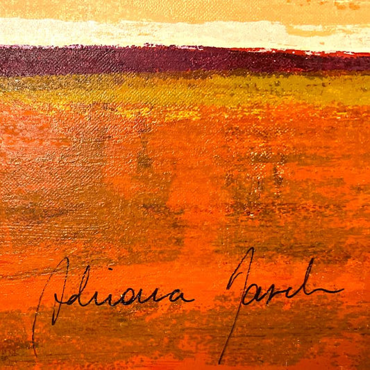 Adriana Naveh, "Relaxation" Hand Signed, Numbered Limited Edition Serigraph with Letter of Authenticity.