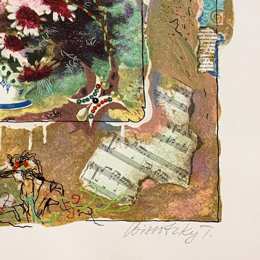 Alexander Galtchansky (1959-2008) and Tanya Wissotzky (1959-2006), Hand Signed Limited Edition Serigraph on Paper with Letter of Authenticity.