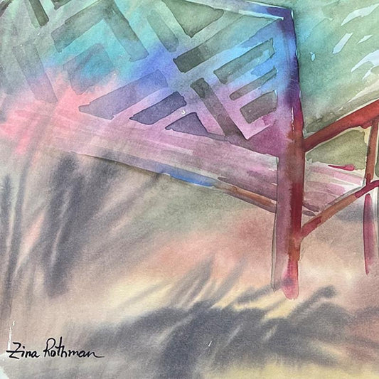 Zina Roitman, Hand Signed Original Painting with Letter of Authenticity.