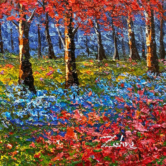 Zahra, Original Acrylic Painting on Canvas, Hand Signed with Letter of Authenticity.