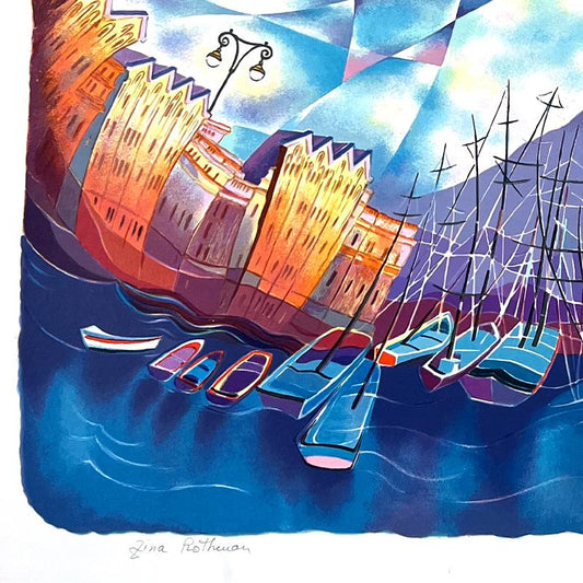 Zina Roitman, Limited Edition Serigraph, Hand Signed and Numbered, Letter of Authenticity.