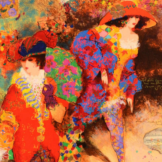 Alexander Galtchansky (1959-2008) & Tanya Wissotzky (1959-2006), "Passing Thought" Limited Edition Serigraph, Numbered and Hand Signed with Certificate of Authenticity.