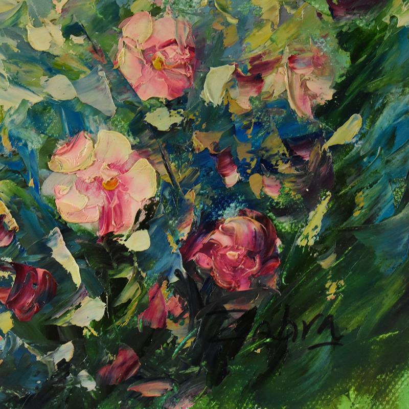 Zahra, Original Acrylic Painting on Canvas (24" x 24"), Hand Signed with Letter of Authenticity.