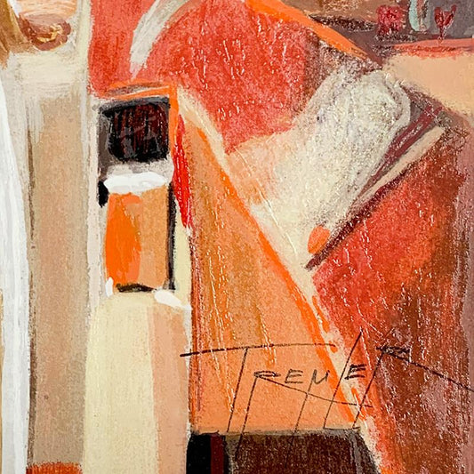 Yuri Tremler, "A New Adventure" Limited Edition Serigraph, Numbered and Hand Signed with Letter of Authenticity.