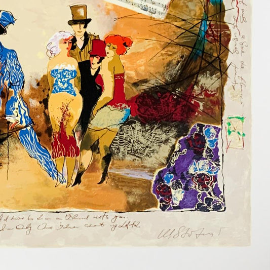 Alexander Galtchansky (1959-2008) and Tanya Wissotzky (1959-2006), Hand Signed Limited Edition Serigraph on Paper with Letter of Authenticity.