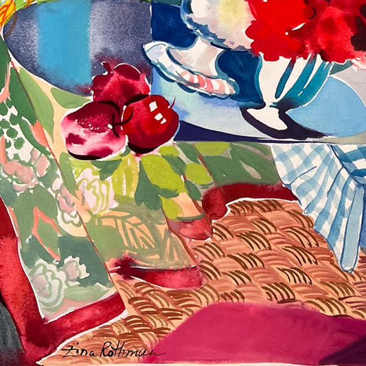 Zina Roitman, Hand Signed Original Painting with Letter of Authenticity.