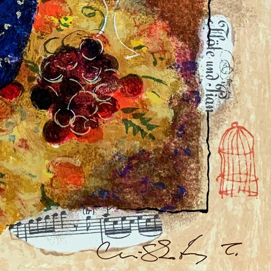 Alexander Galtchansky (1959-2008) and Tanya Wissotzky (1959-2006), Hand Signed Limited Edition Serigraph on Paper with Letter of Authenticity.