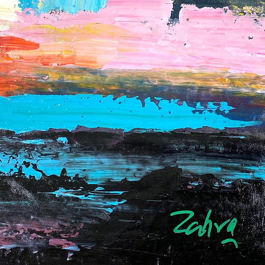 Zahra, Original Acrylic Painting on Canvas, Hand Signed with Letter of Authenticity.