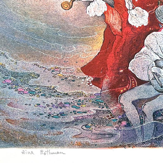 Zina Roitman, Limited Edition Serigraph, Hand Signed and Numbered, Letter of Authenticity.